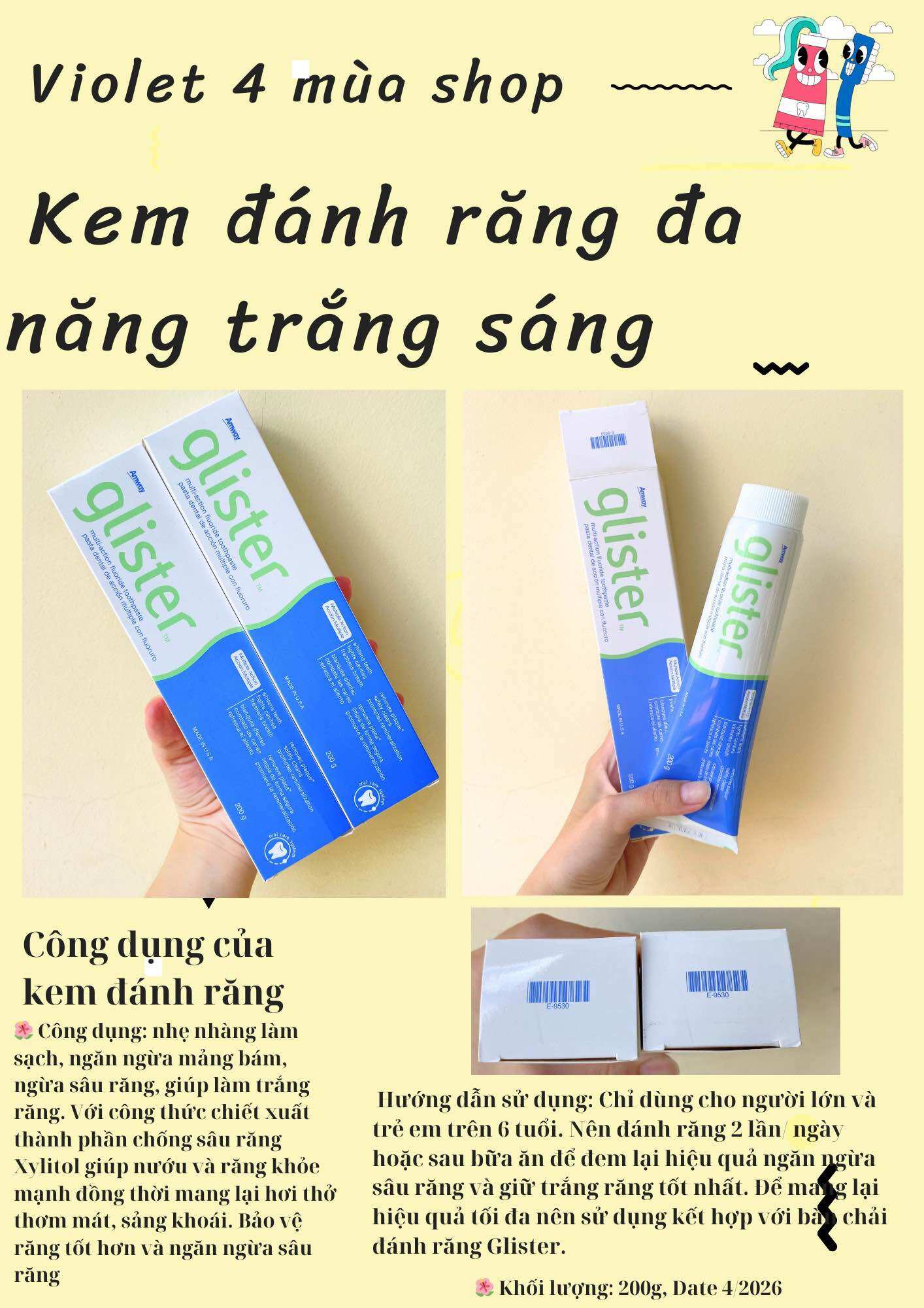 Combo 5 tuýp kem + tặng khăn giấy Paseo🫶