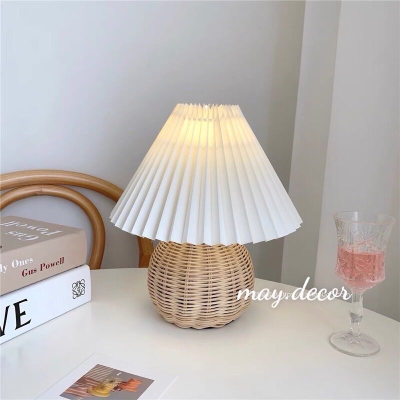 Đèn ngủ cao cấp vintage phong cách Hàn Quốc -may.decor-
