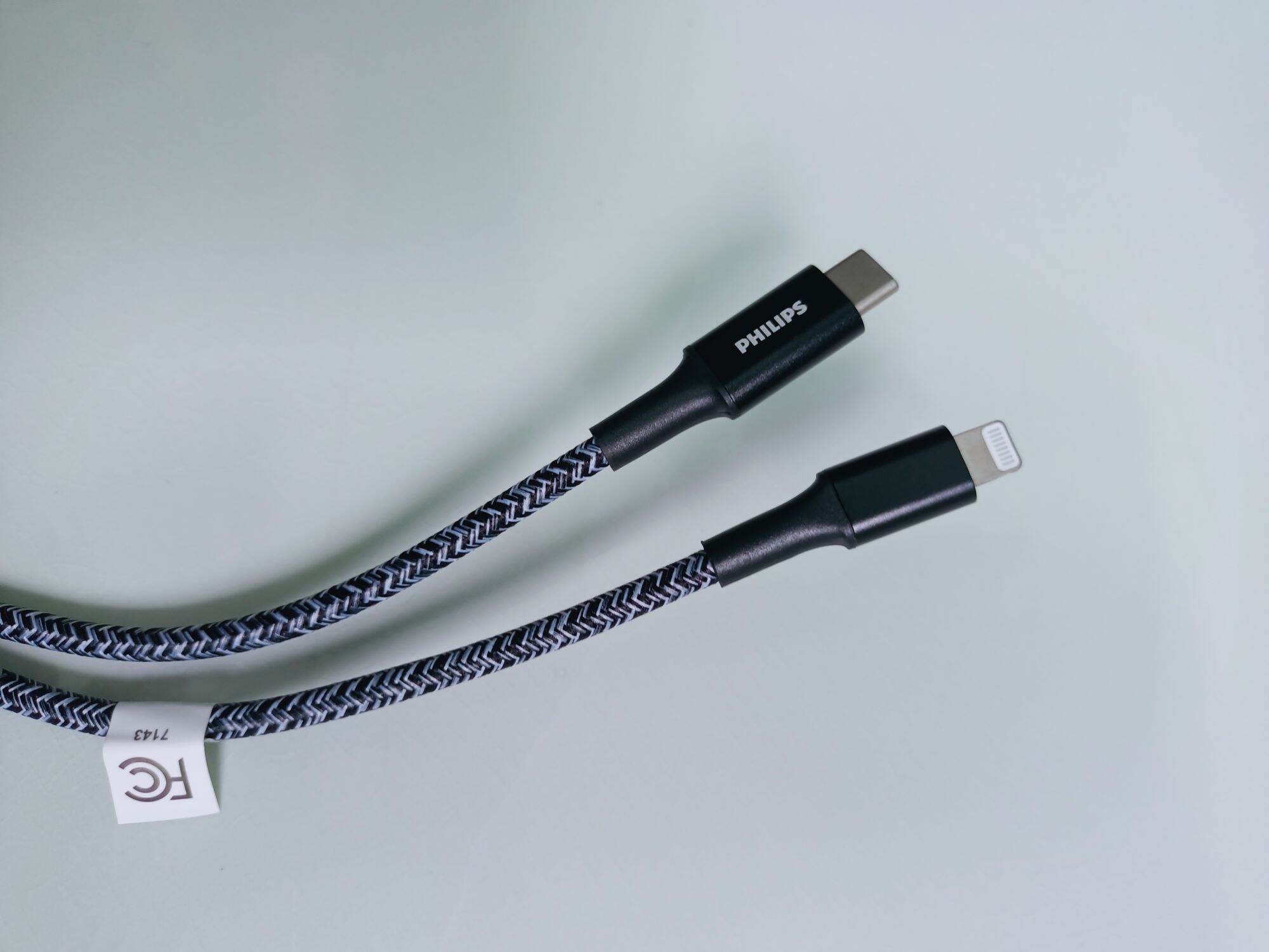 Dây sạc nhanh Philips chính hãng, dành cho iPhone 8 trở lên, các dòng iPad, iPod