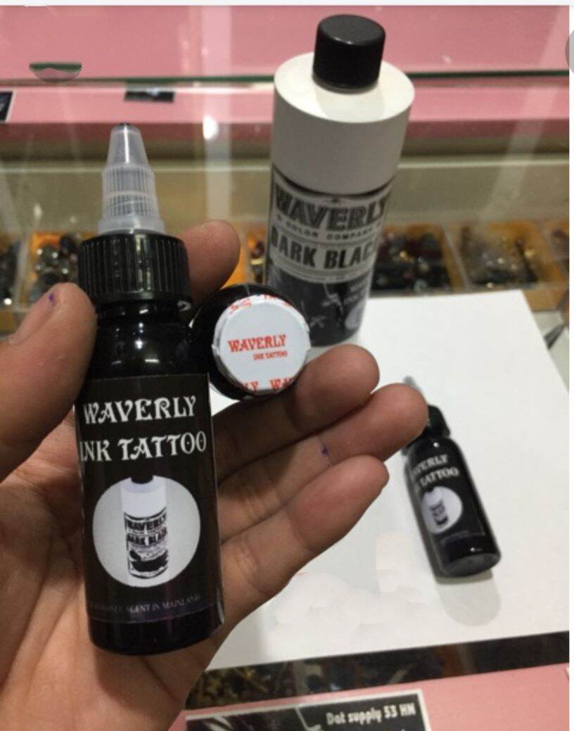 Mực xăm Waverly đen bóng 30ml