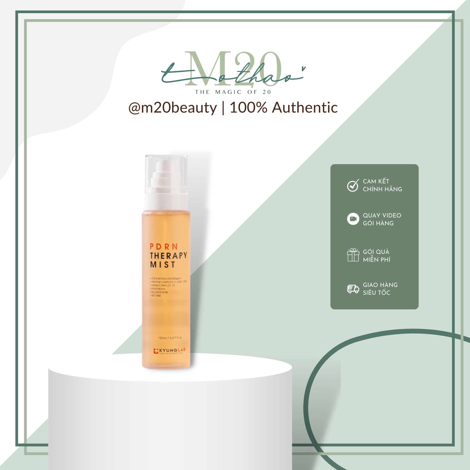 Xịt khoáng tế bào gốc pdrn therapy mist 150ml