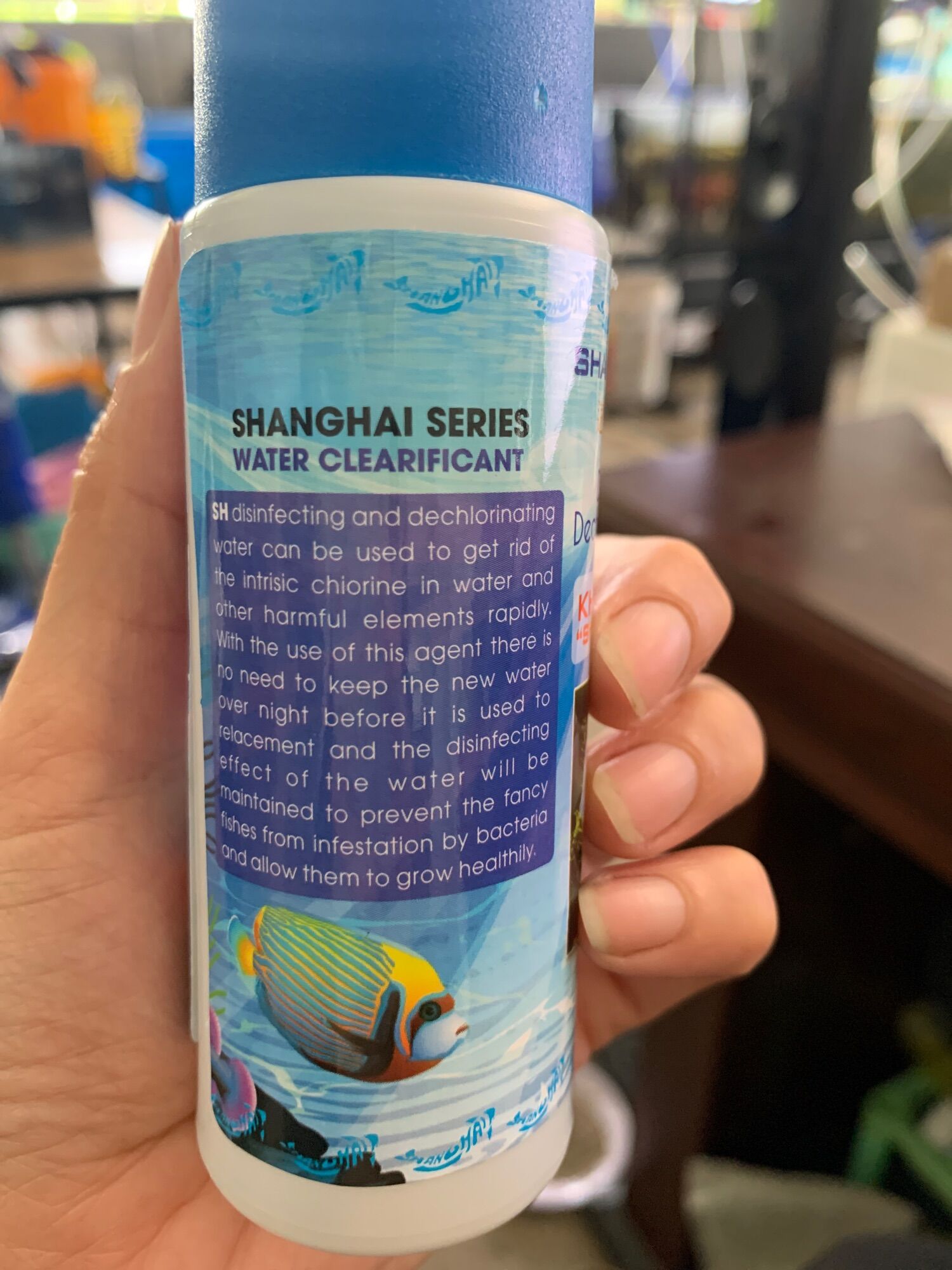 Dung dịch khử nước mới cho hồ cá SHANGHAI SERIES