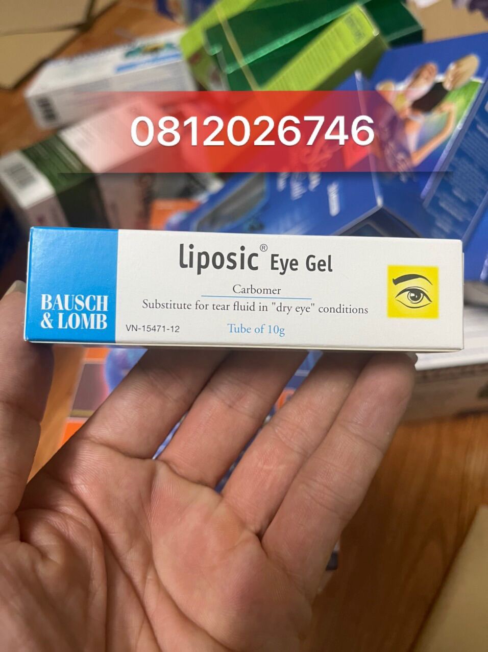 Liposic Eye Gel Nhỏ Mắt (10Gr)