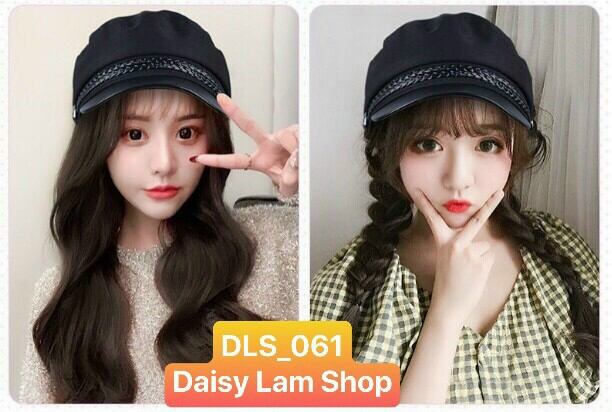 HÌNH & VIDEO THẬT- TÓC GIẢ KÈM MŨ CÁ TÍNH THỜI THƯỢNG S061 S062 S063