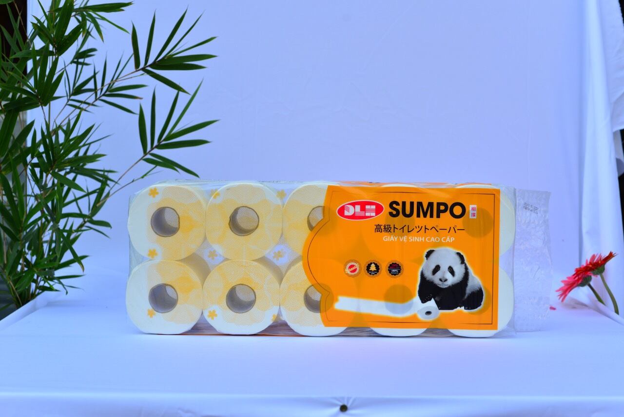 giấy vệ sinh sumpo 1.6kg( combo 2 lốc)