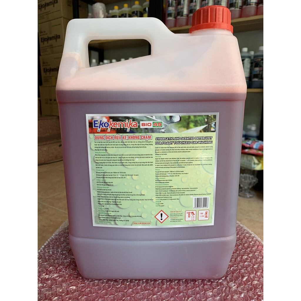 DUNG DỊCH RỬA XE KHÔNG CHẠM EKOKEMIKA - BIO 45 5L
