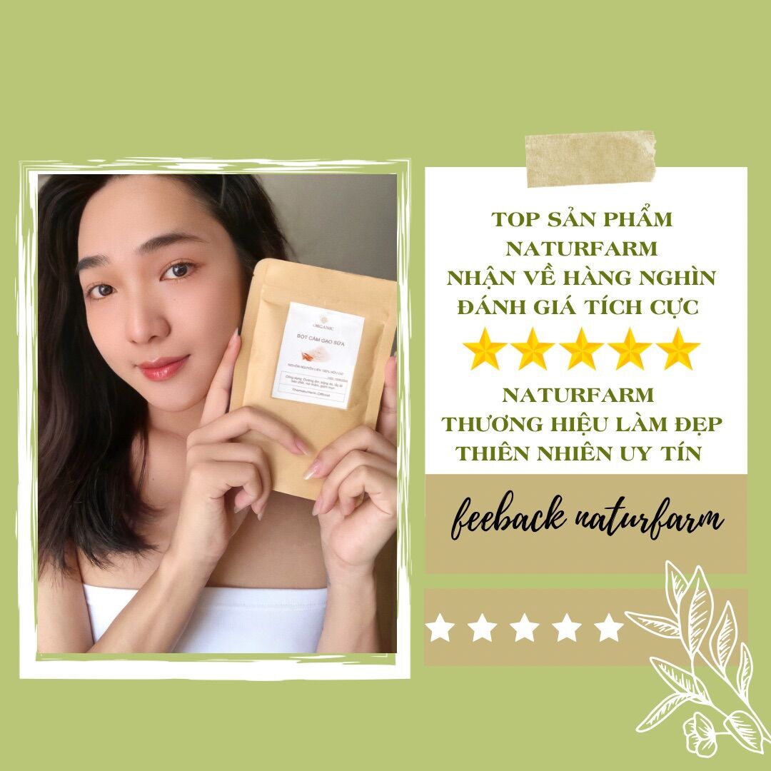 Bột lá neem ấn độ đắp mặt [ túi dùng thử 15gr ]