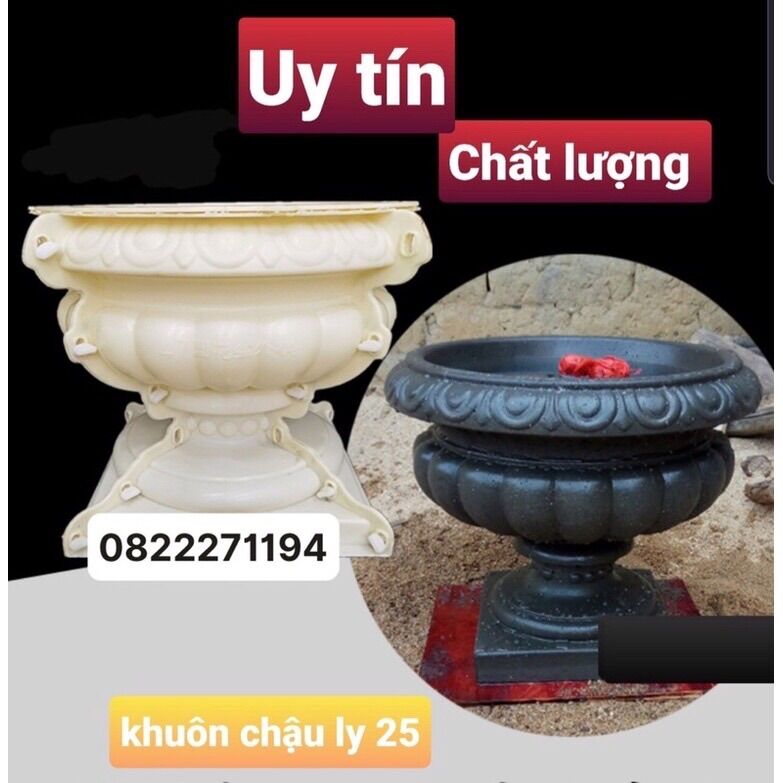 Khuôn đúc chậu cảnh ly 25-30