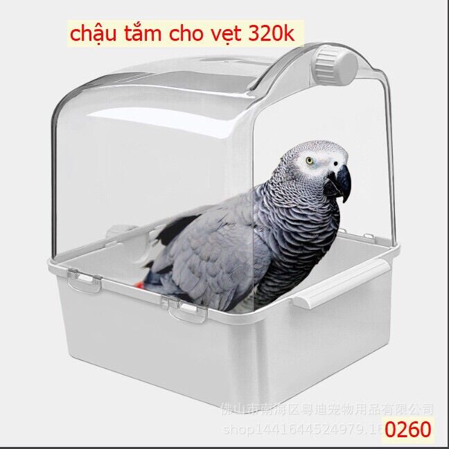 Chậu tắm cho vẹt