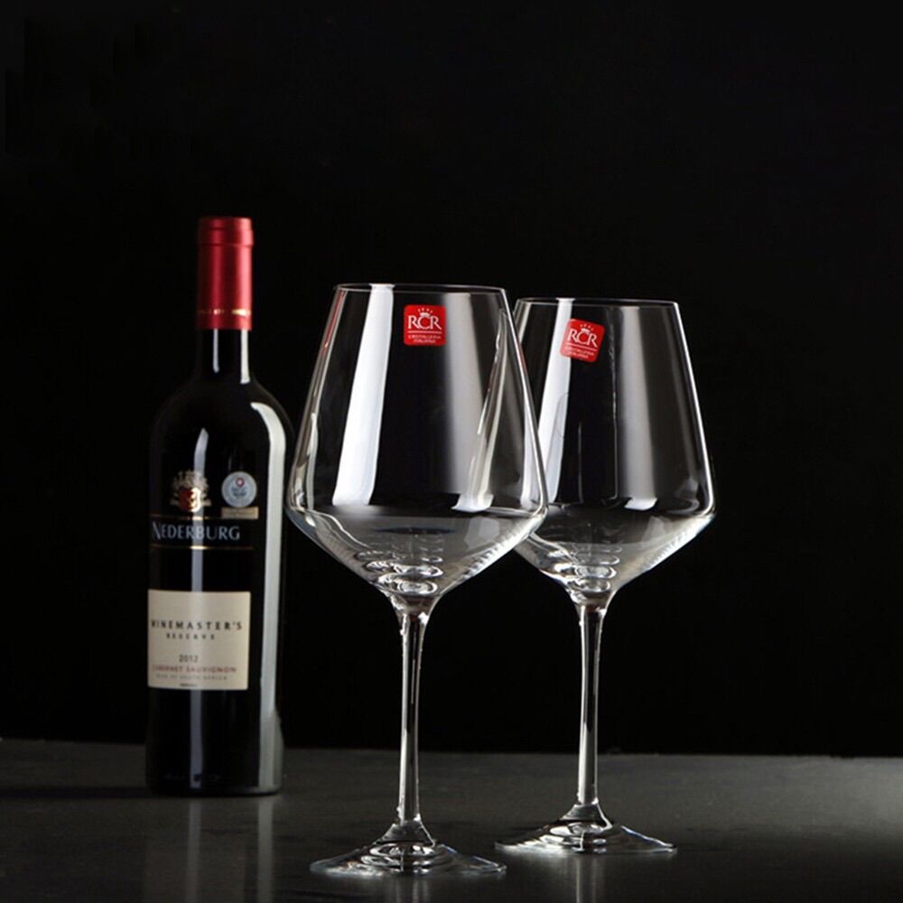 Bộ 6 ly vang pha lê ý rcr aria 790ml