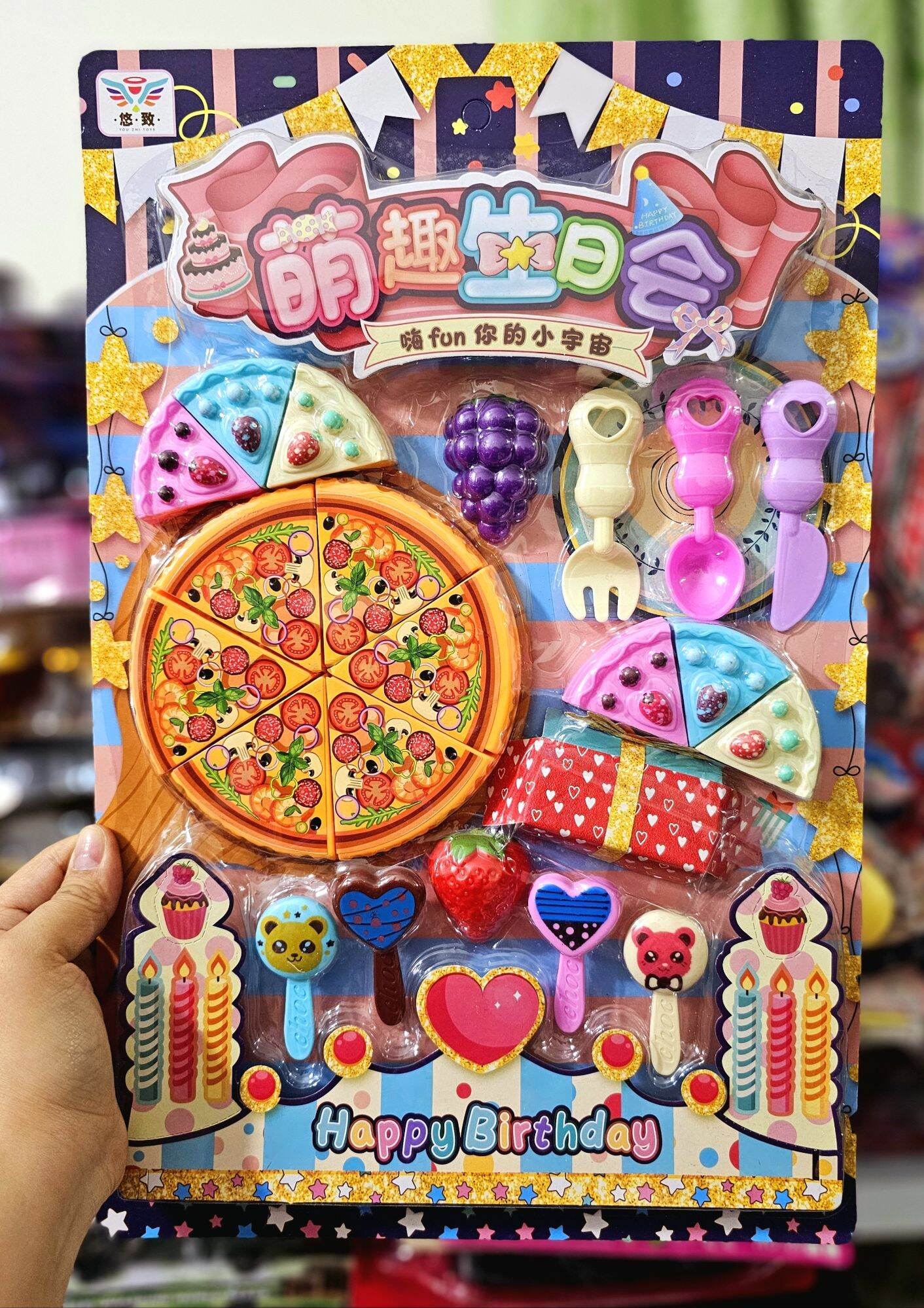 Bộ đồ chơi bán bánh Pizza và Kem Ngọt