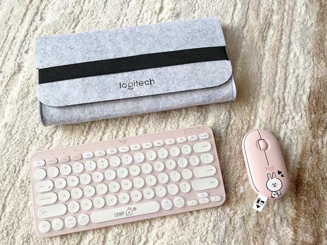 Bàn phím không dây + chuột không dây bluetooth chính hãng Logitech x Line Friends