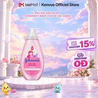 Dầu gội óng mượt cho bé gái Johnsons Active Kids Shiny Drops Shampoo 500ml