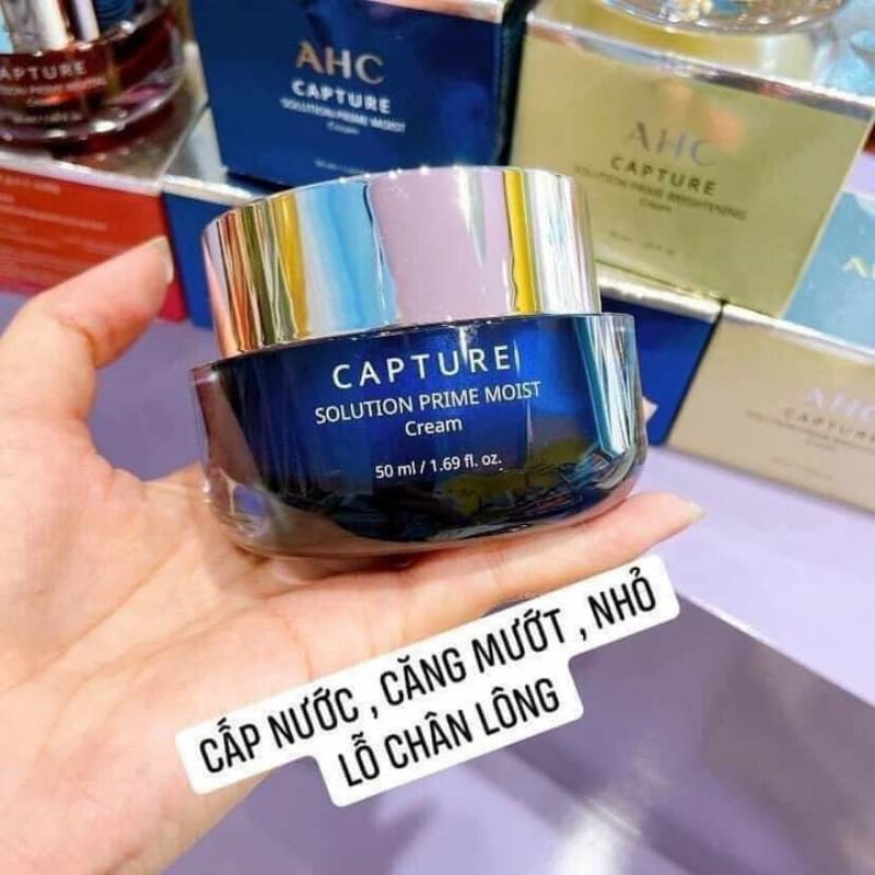 Kem dưỡng da cấp ẩm, phục hồi da ahc capture solution prime moist cream 50ml - hàn quốc