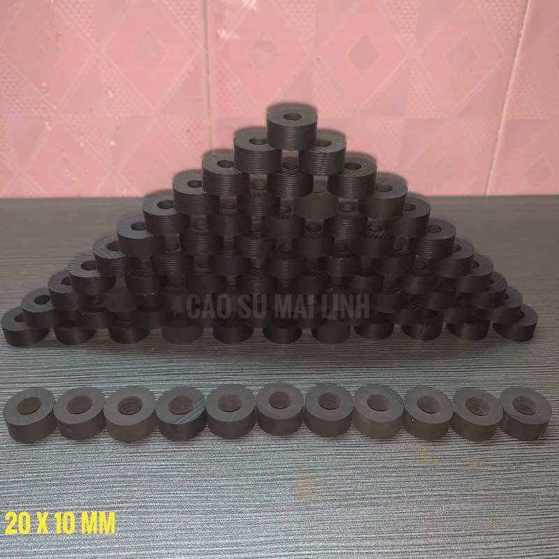 [HCM]10 long đền cao su phi 40 ; 30 ; 20 dày 10 (mm)