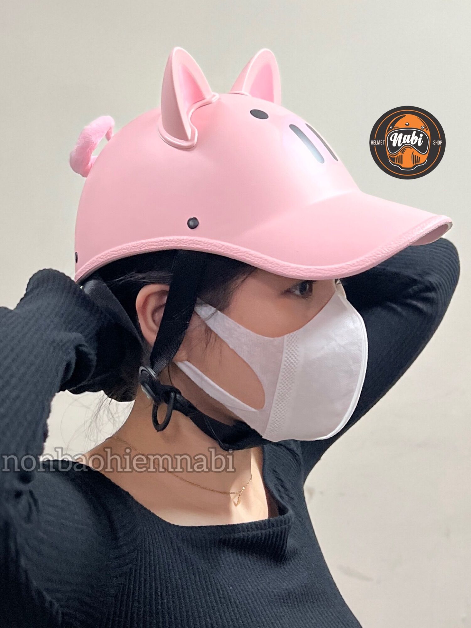 Mũ bảo hiểm lưỡi trai heo cao cấp
