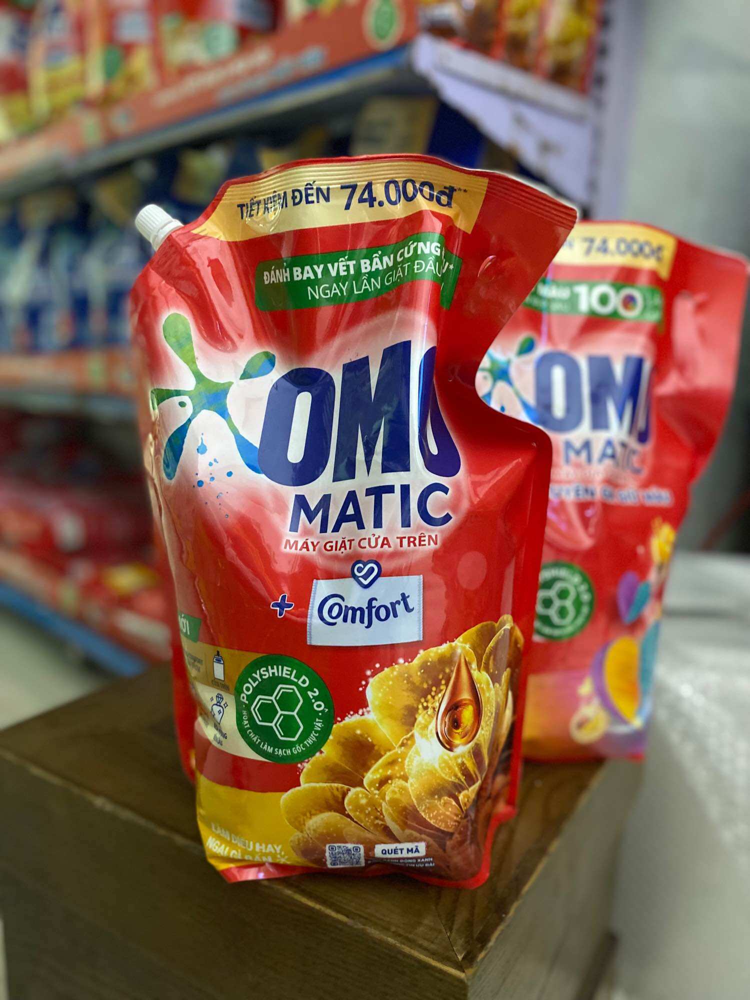 Nước giặt OMO CỬA TRÊN 3,4L
