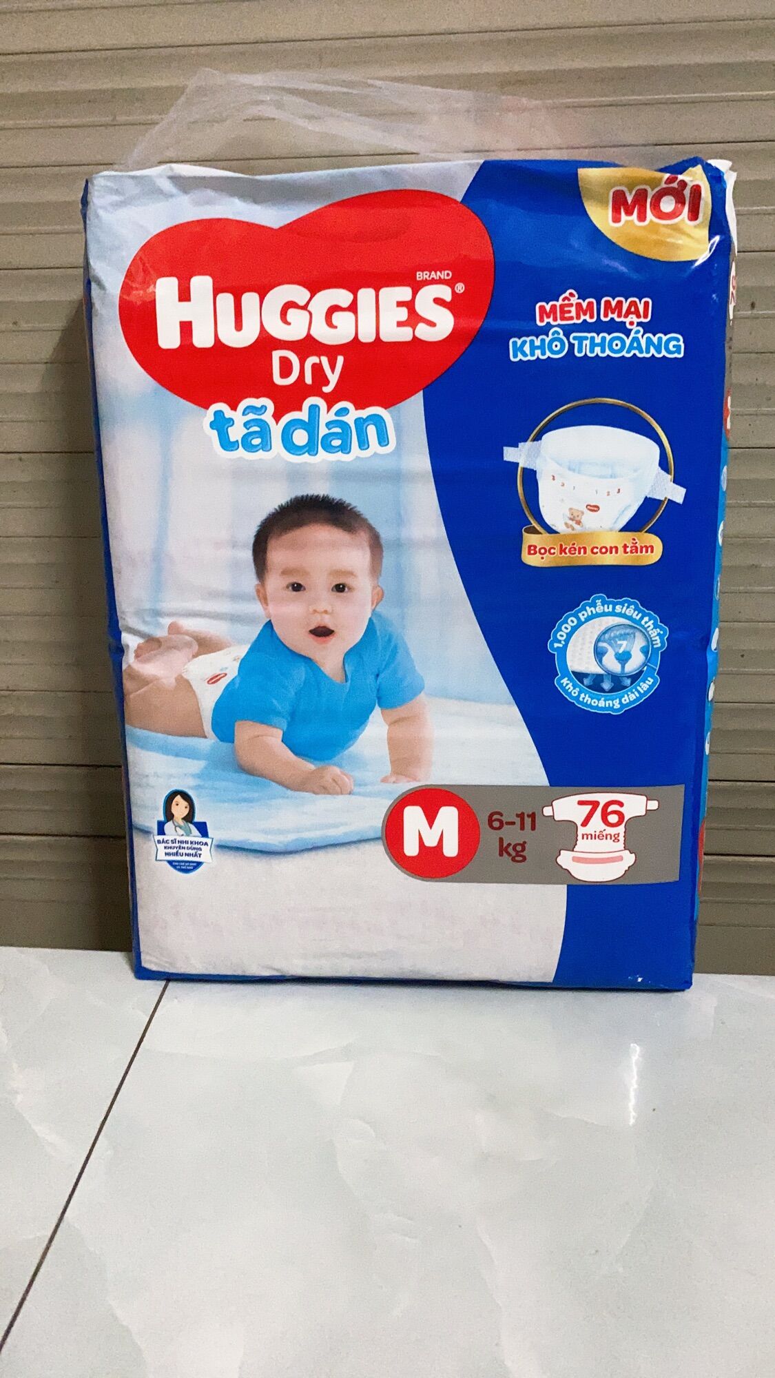 [HCM]Tả dán Huggies Size M76