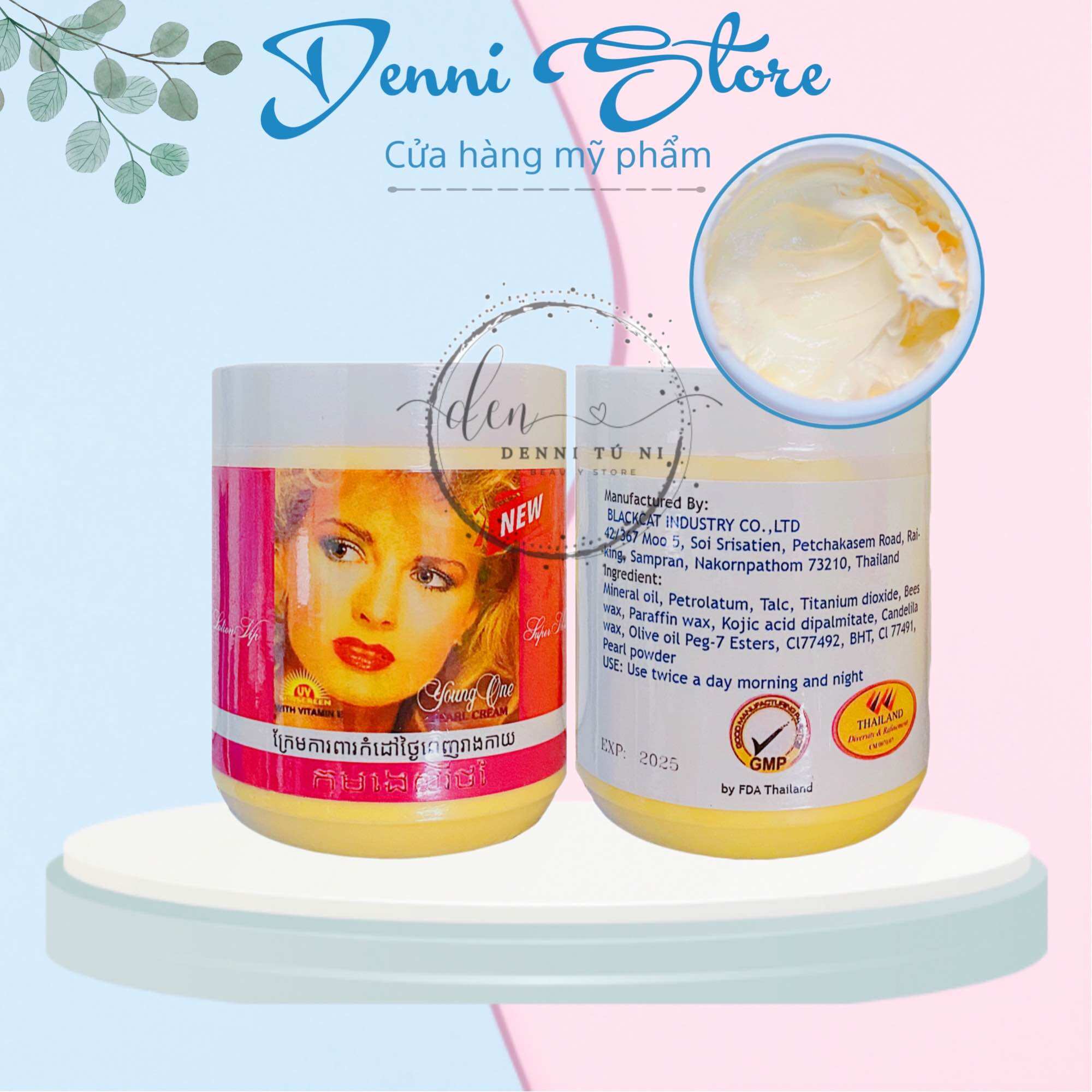 Kem tẩy xù young one kích trắng hủ 200g