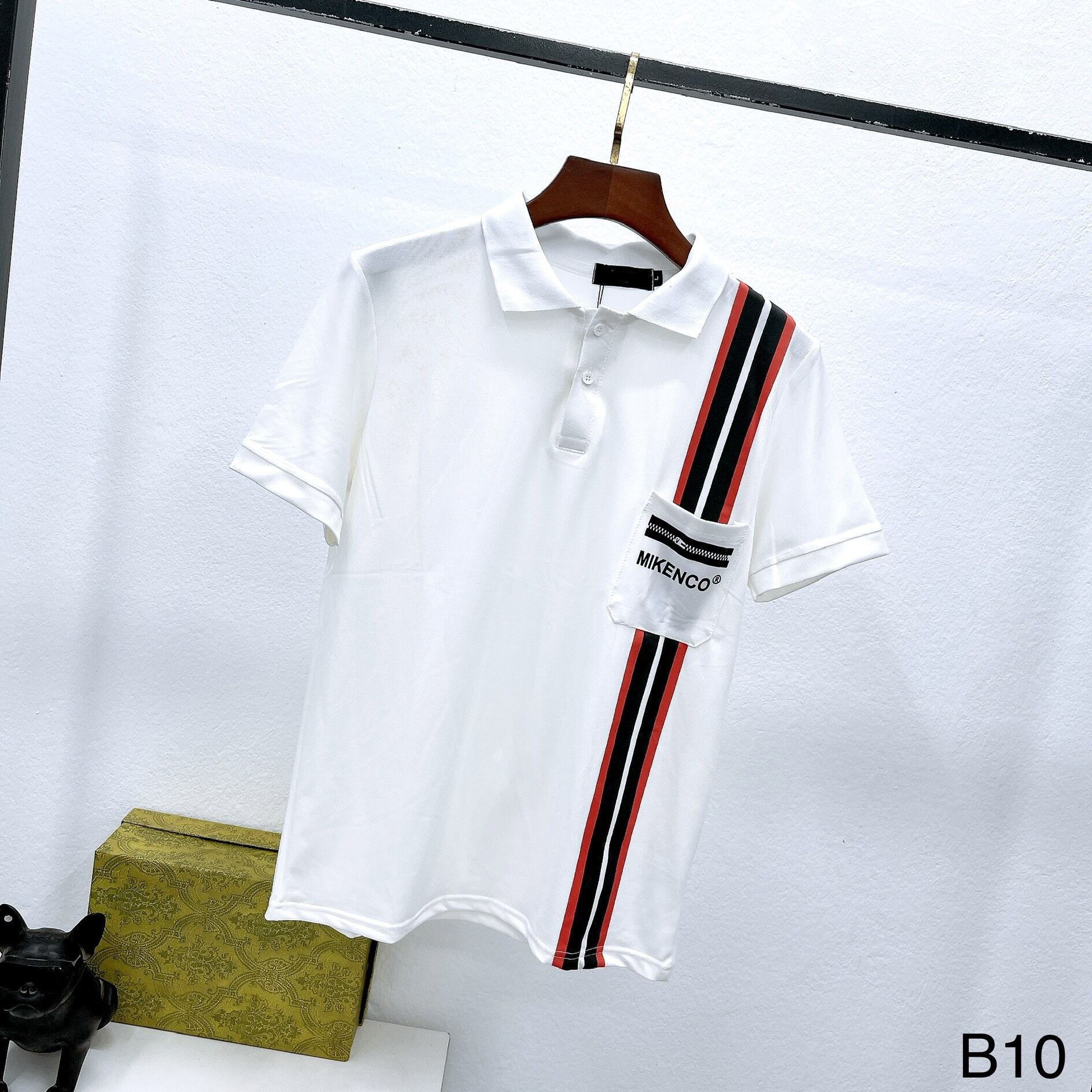 Áo polo mikenco Stripe hot 2022