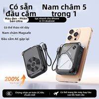 Remax | Pin Sạc Dự Phòng Tích Hợp Cổng Sạc Tự Động 3 Chức Năng Sạc Nhanh Không Dây 20000mAh
