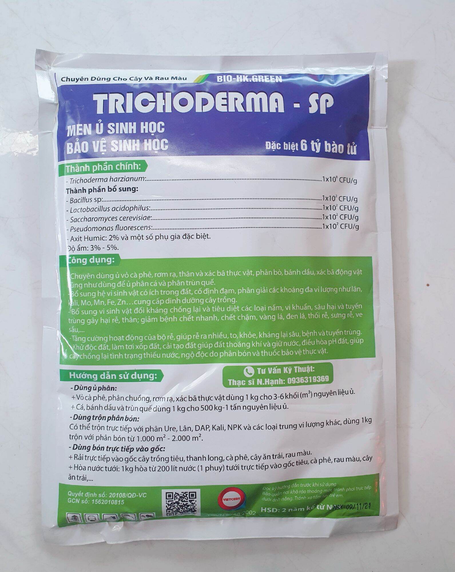 TRICHODERMA - SP Men ủ sinh học