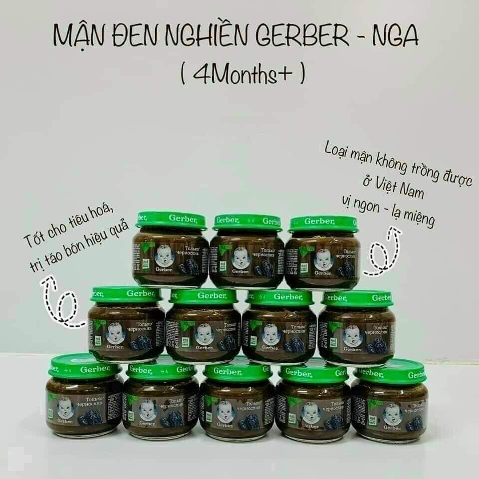 Mận đen nghiền gerber - nga