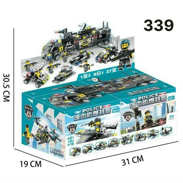 Đồ chơi lắp ráp cảnh sát dạng lego