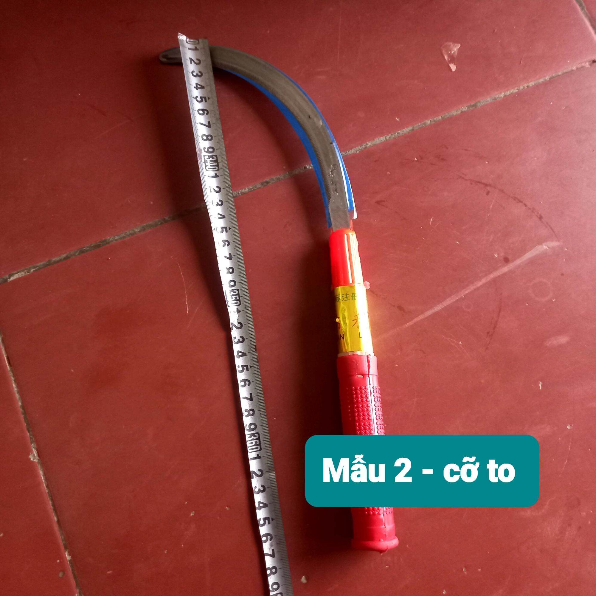 Liềm cắt lúa cắt cỏ cắt rau sắc bén có răng chấu