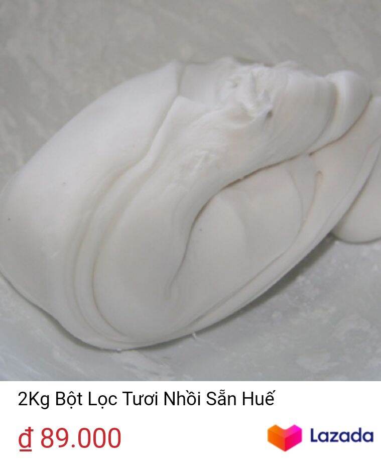 2kg bột lọc tươi nhồi sẵn