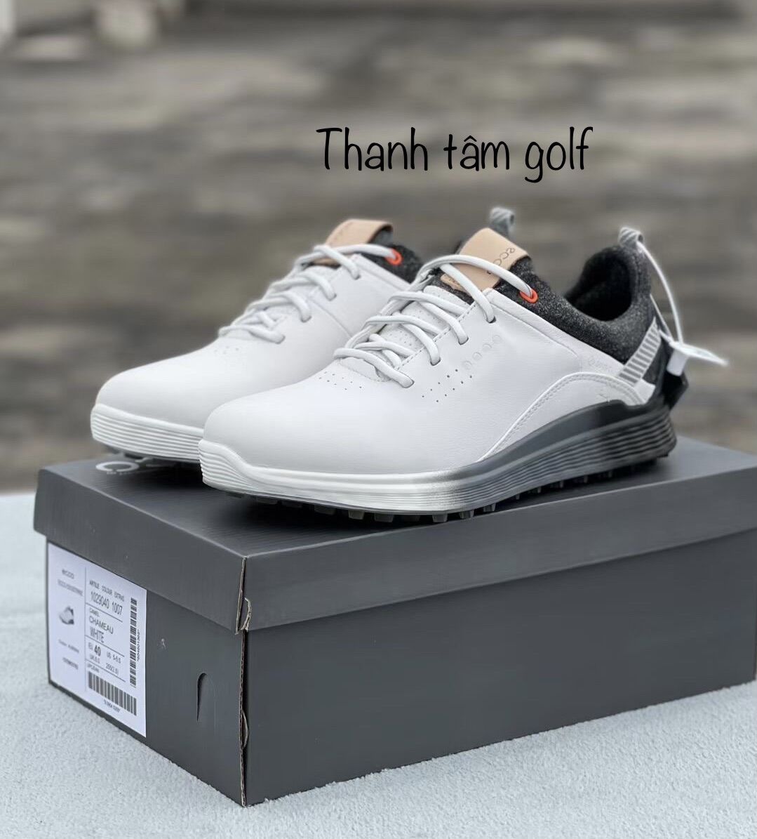 Giày golf nam ecco dây buộc chống nước,êm chân