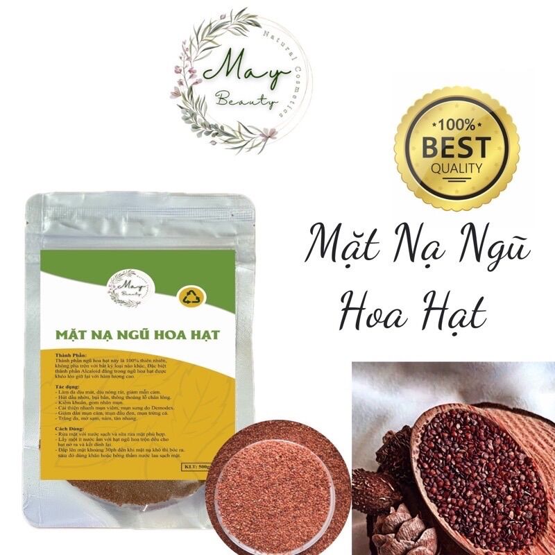 Mặt Nạ Hạt Ngũ Hoa - Hạt Đình Lịch 1kg nguyên chất loại 1 Organic Handmade