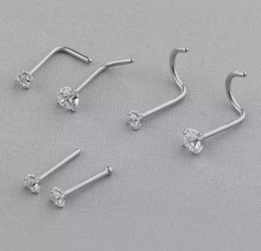 KHUYÊN CÁNH MŨI - Khuyên mũi đính đá cao cấp