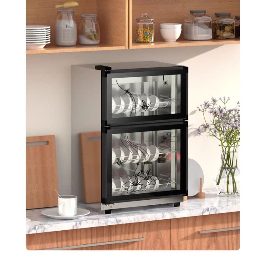 Tủ sấy bát gia đình KT-58A, 180W, 98L 50L khử khuẩn, máy sấy chén đĩa