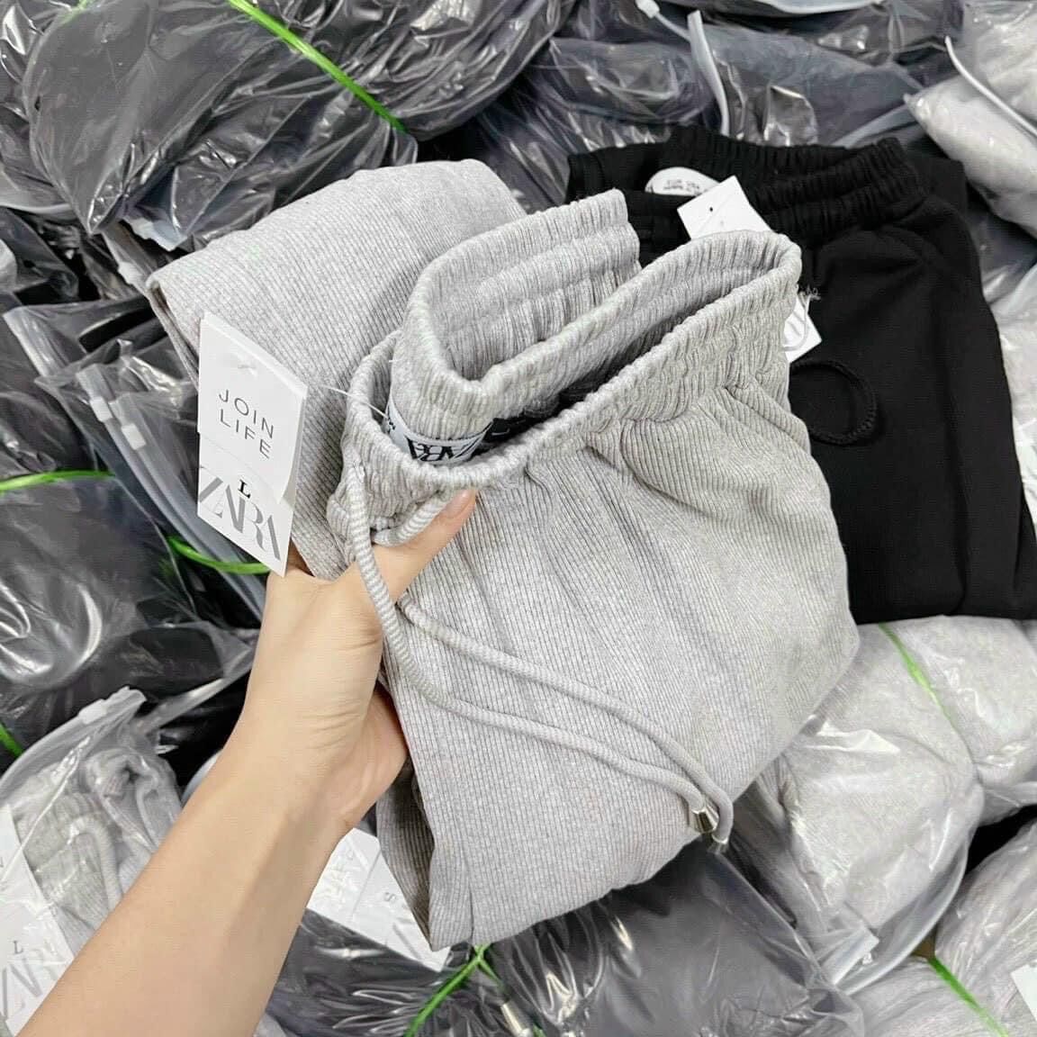 Quần BOMBER nữ joger chất len tăm dầy dặn