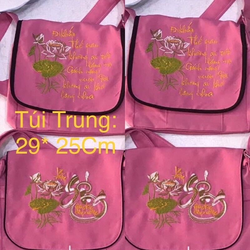 Túi đi chùa túi Phật tử túi vải