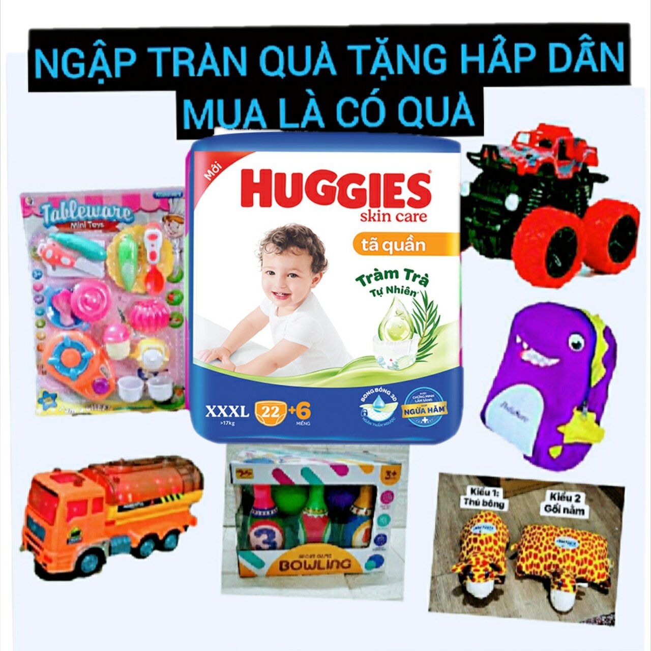 🦋 HCM 🦋 TẶNG 6 MIẾNG+ QUÀ TẶNG 👉Tã / Bỉm quần Huggies dành cho bé 18 - 35 kg size XXXL22+6 ( hsd 