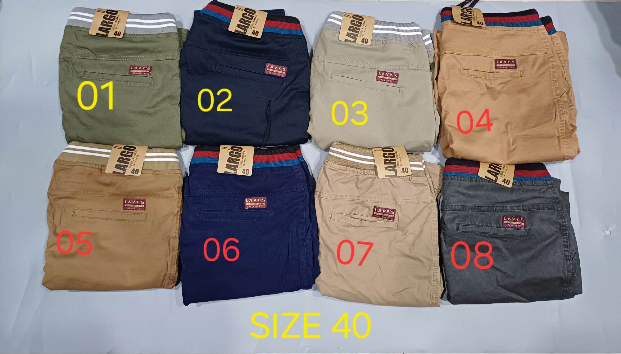 QUẦN KAKI LỬNG LƯNG THUN BIGSIZE 75KG-97KG
