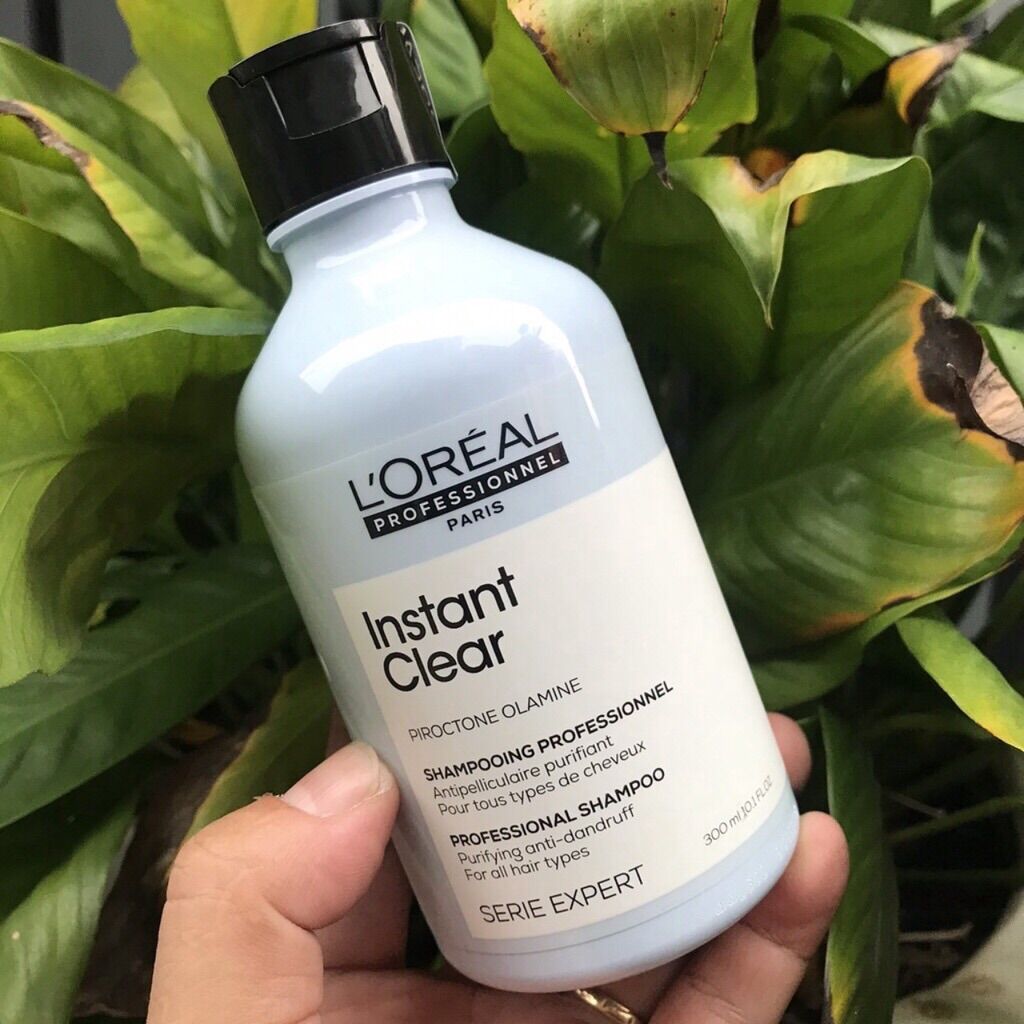 DẦU GỘI LOREAL INSTANT CLEAR 2021 NGĂN NGỪA VÀ LÀM SẠCH GÀU 300ML - CHAI