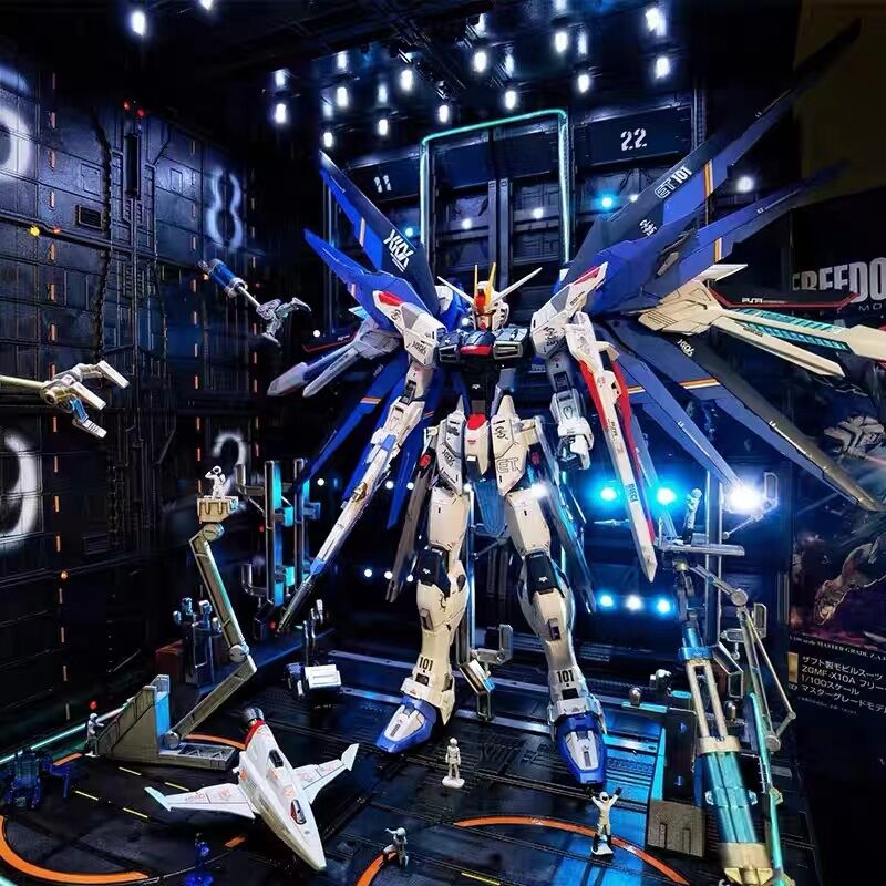 MG Assembly Model Transforming Motion Core Assault Free Mechanism Toy Figure Blind Box Dragon Ball Anime Robot Building Kit