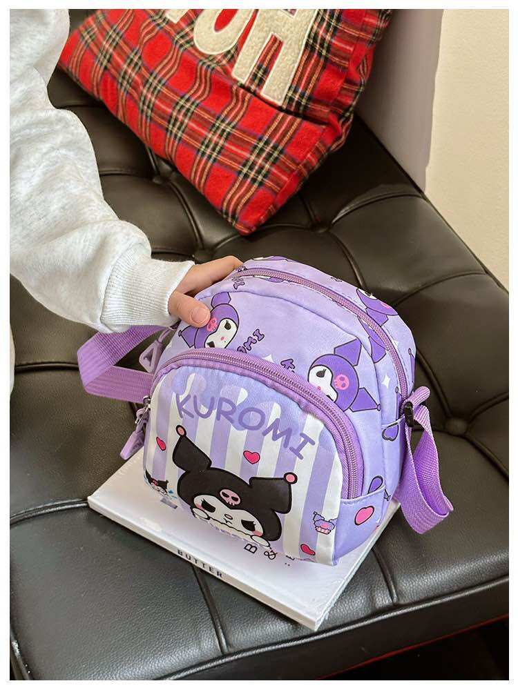 Túi đeo chéo hoạt hình Kuromi - NyLon