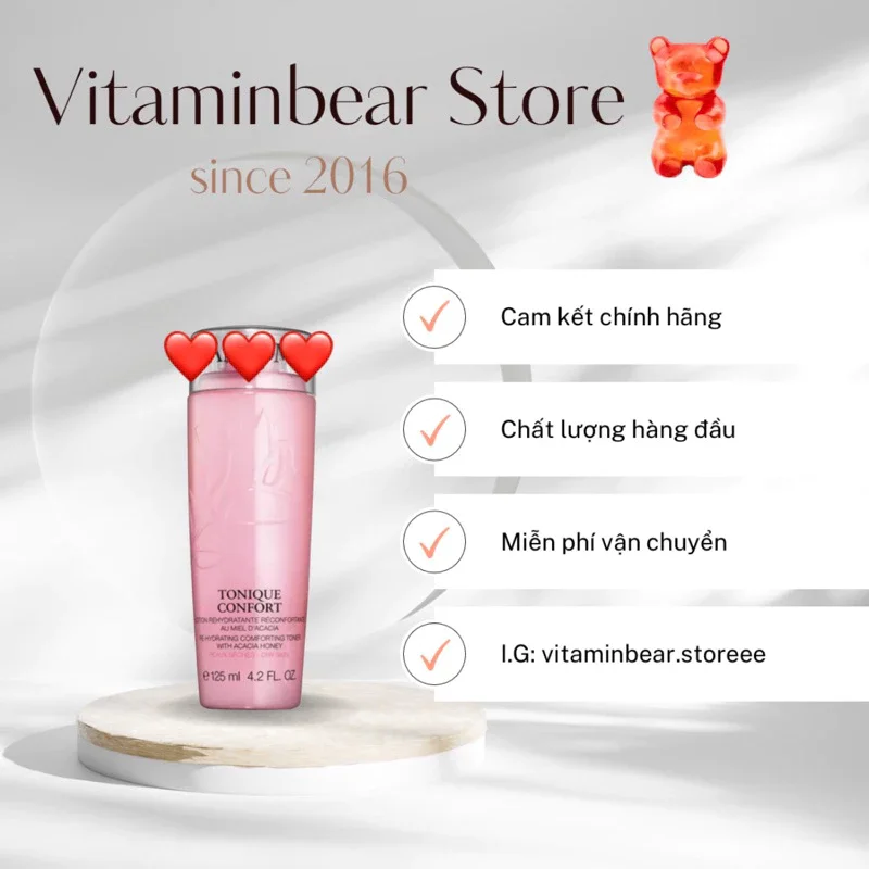 [Vitaminbear] nước hoa hồng lancome