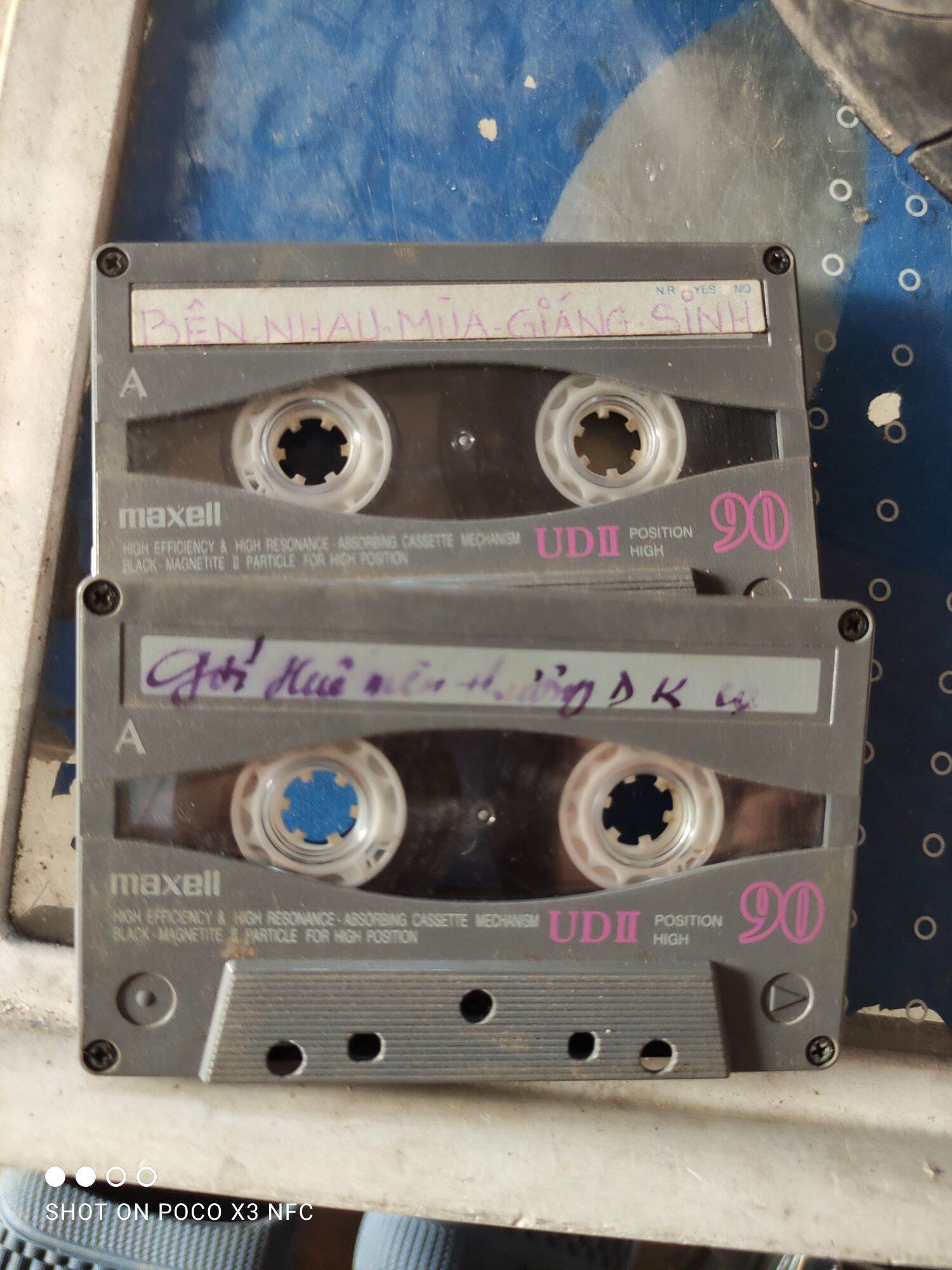 băng cassette maxell (combo 2 cuốn có nhạc như hình ảnh)