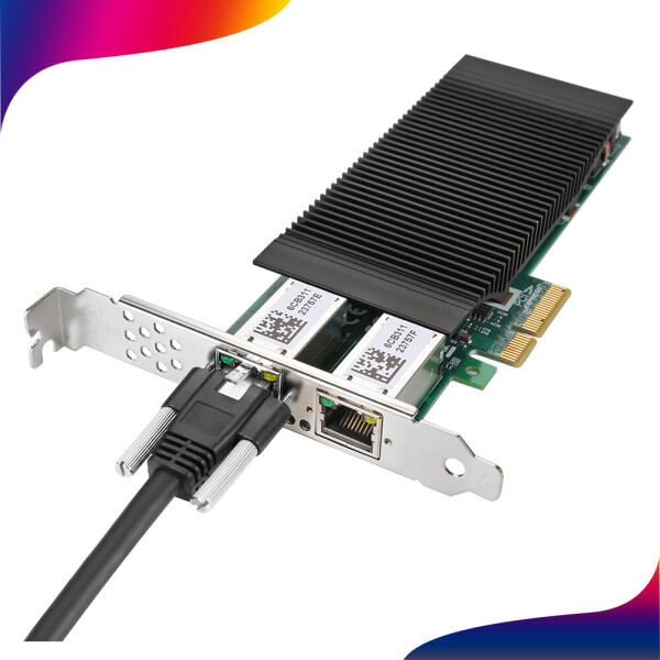 NEXTU | Nextu Next-Poe3202Ex4 Industrial Poe Pci-E 2-Port Gigabit Lan Card, Supports up to 30W Giá 5,506,500 Đồng*Miễn phí vận chuyển