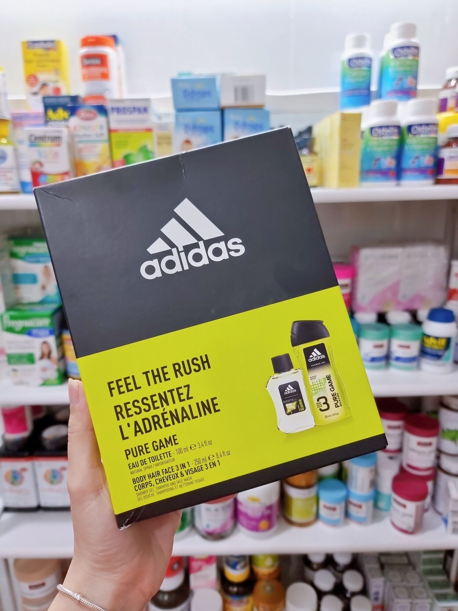 Set nước hoa sữa tắm nam adidas - săn sales to