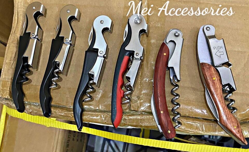 COMBO 5 KHUI MỞ RƯỢU VANG CÁN CAO SU ( ĐỎ )
