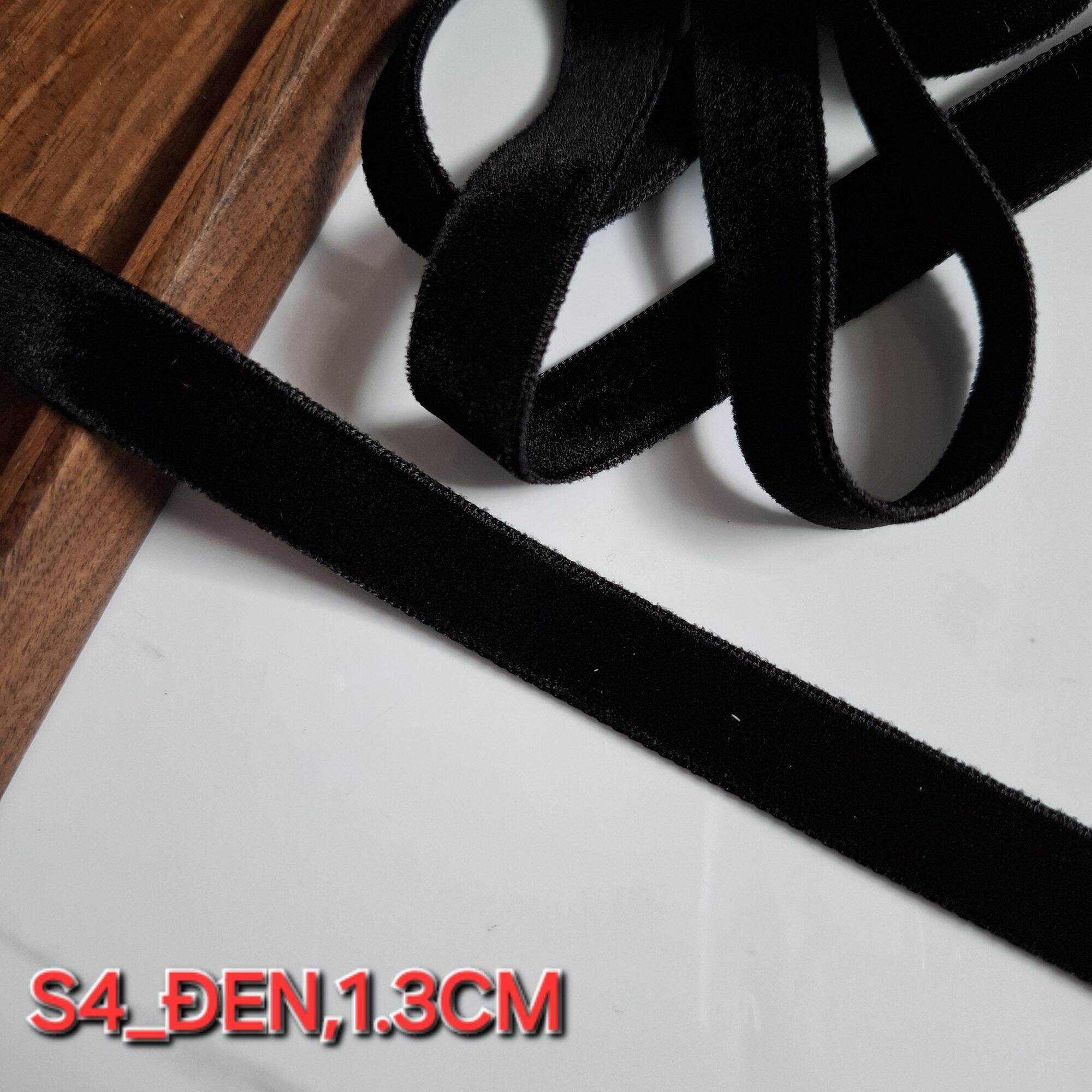 Ruy băng nhung 2 mặt, bản rộng 1-1.5cm.