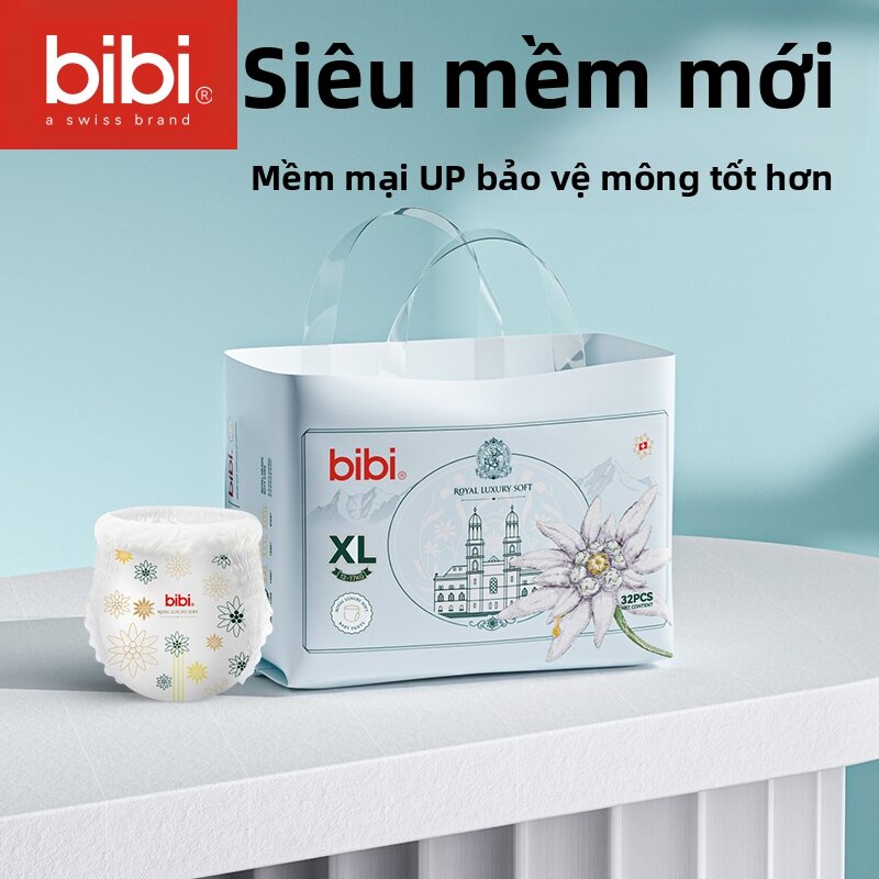 《1226》BiBi | Quần Tã Em Bé Sang Trọng Mềm Mại Khô & Thấm Hút