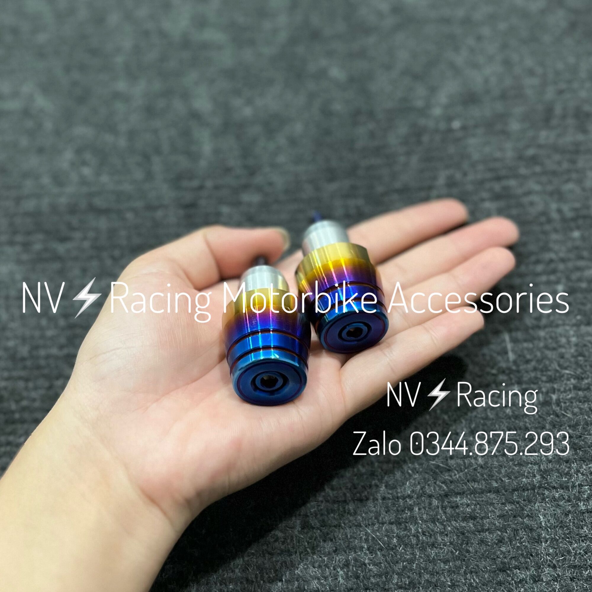 Gù chống rung inox 304 lên màu highlight lắp được nhiều dòng xe