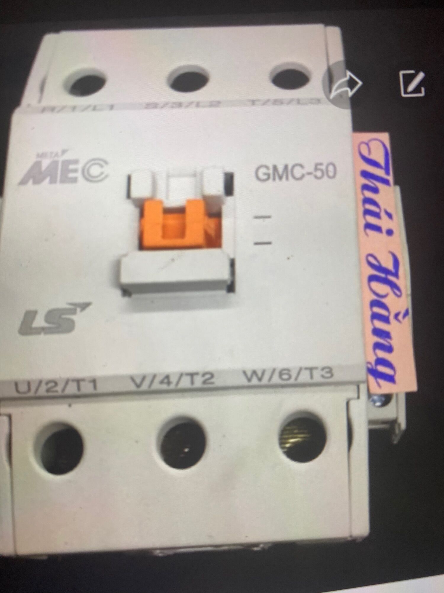 Khởi động từ 3 pha metasol gmc50-380 v - ls
